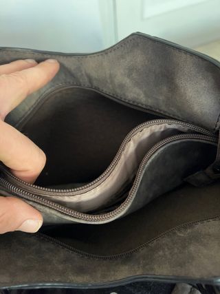 Bolso de piel marrón de Eternel