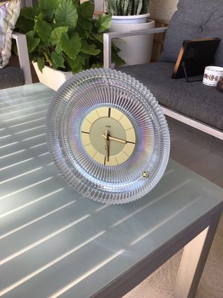 Reloj de Cristal marca Hoya japones de 1982