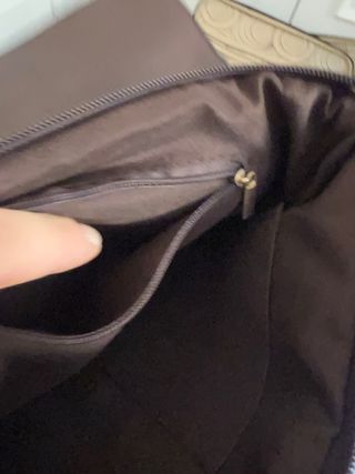 Bolso de piel sintética  marrón