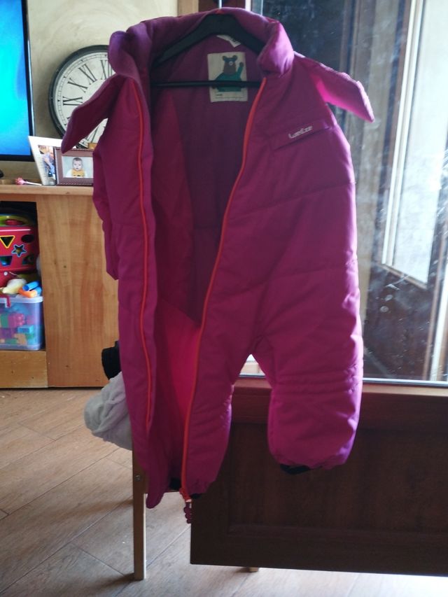 Mono nieve niña 2 años 