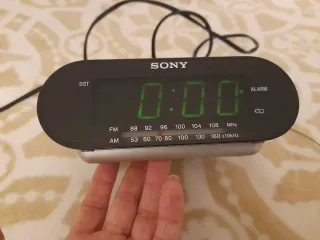 Radio Despertador Digital Sony