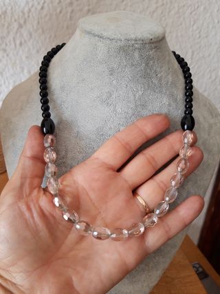 Gargantilla ónix plata 925