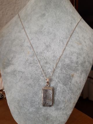 COLGANTE CUARZO CHAMANICO  PLATA 925