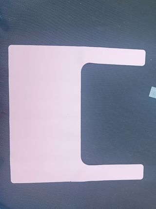 Trona Ikea base de silicona rosa