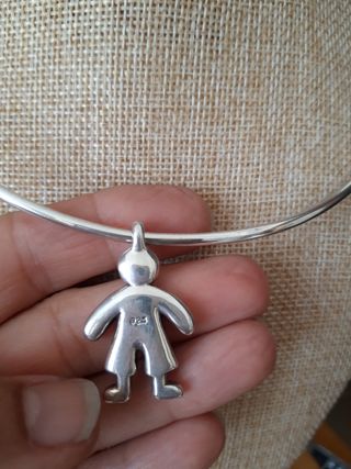 COLGANTE NIÑO PLATA 925