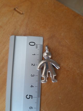 COLGANTE NIÑO PLATA 925