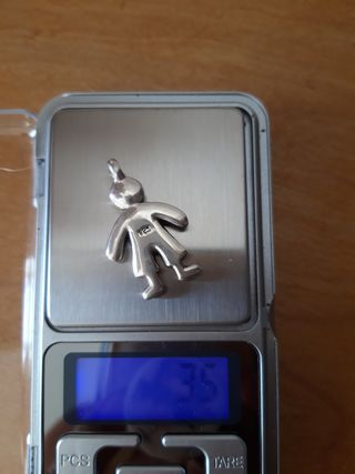 COLGANTE NIÑO PLATA 925