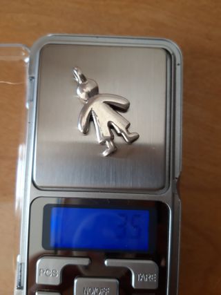 COLGANTE NIÑO PLATA 925