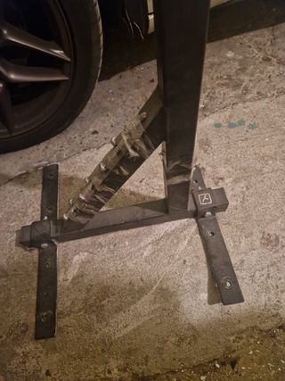 Soporte pared saco de boxeo