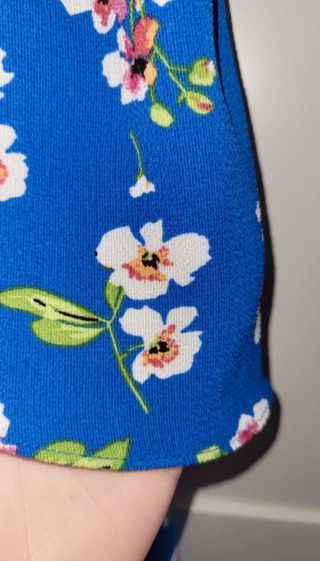 blusa estampada hombros descubiertos