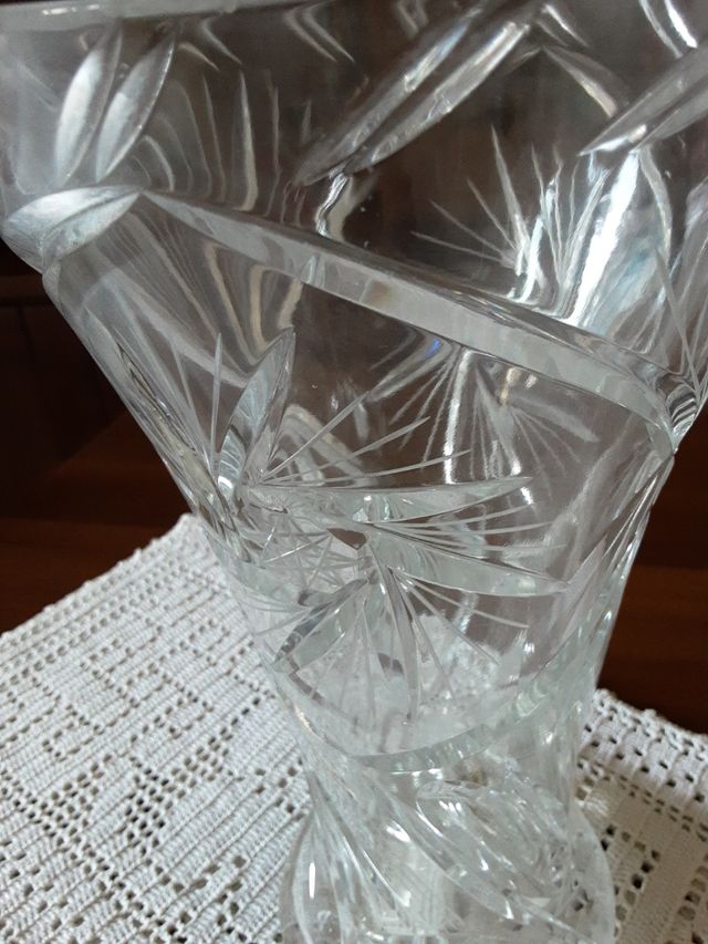 Grande vaso cristallo Bohemia