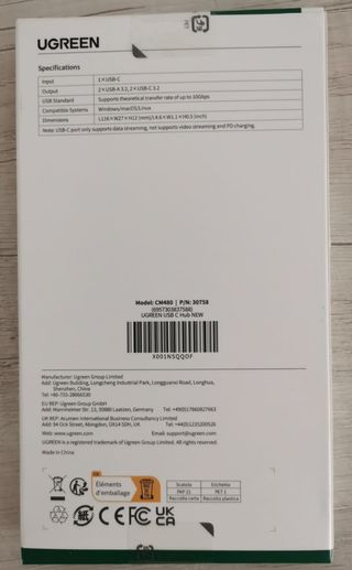 Hub USB tipo C Marca Ugreen