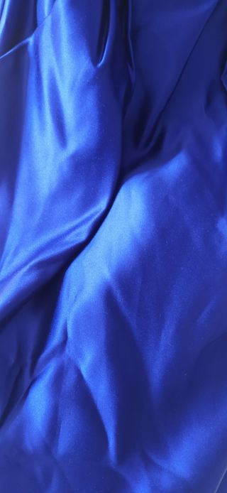VESTIDO DE NOCHE AZUL ELÉCTRICO OSCURO. talla 38, 