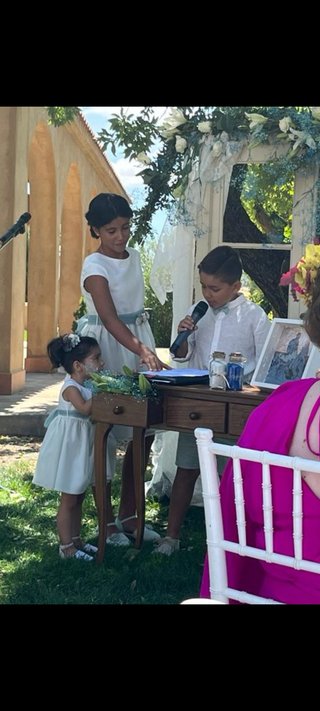 Vestido y traje de arras