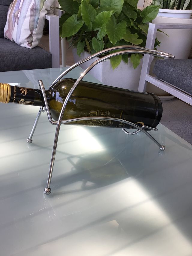 Portabotellas Vino acero inoxidable