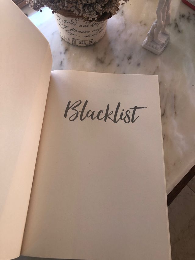 Blacklist libro