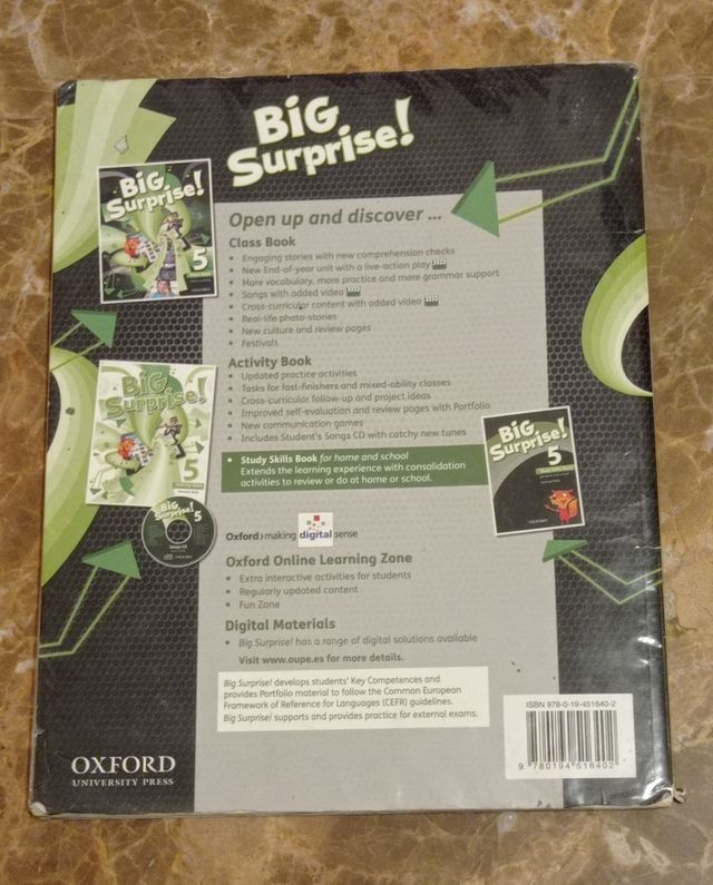 Libro de Inglés Big Surprise 5