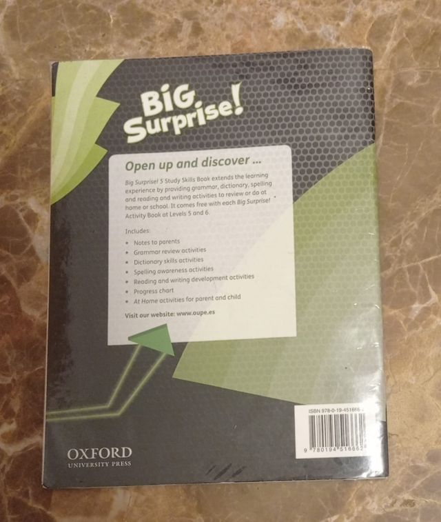 Libro de Inglés Big Surprise 5