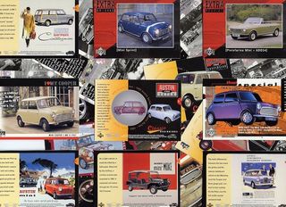 Caja cartas de Austin y Morris mini Cooper
