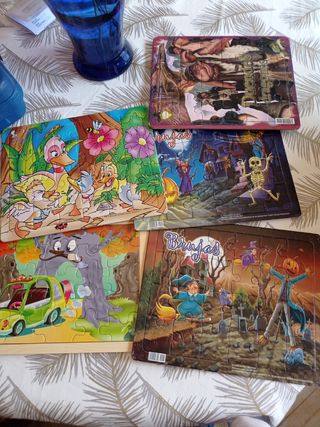 5 puzzles infantiles