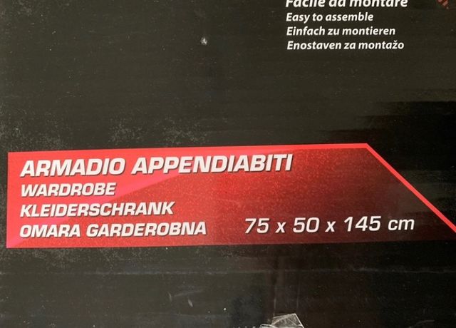 armadio appendiabiti bambini della Disney