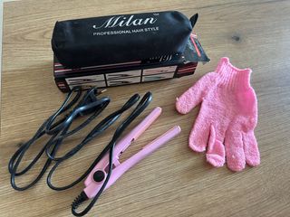 Mini plancha del pelo