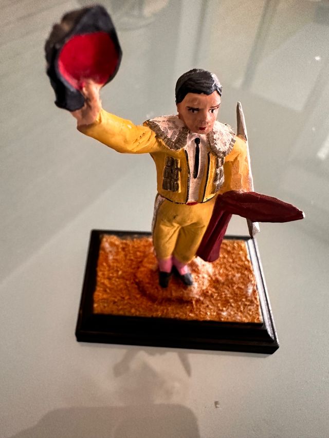 Miniatura plomo torero.