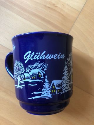 Taza decoración alemana navidad