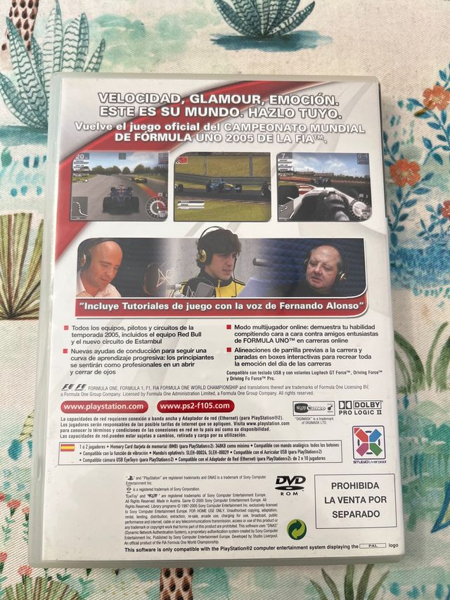 Juego Ps2 F1 2005