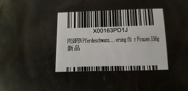 Extention capelli coda di cavallo