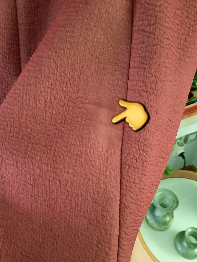 Vestido burdeos de COS