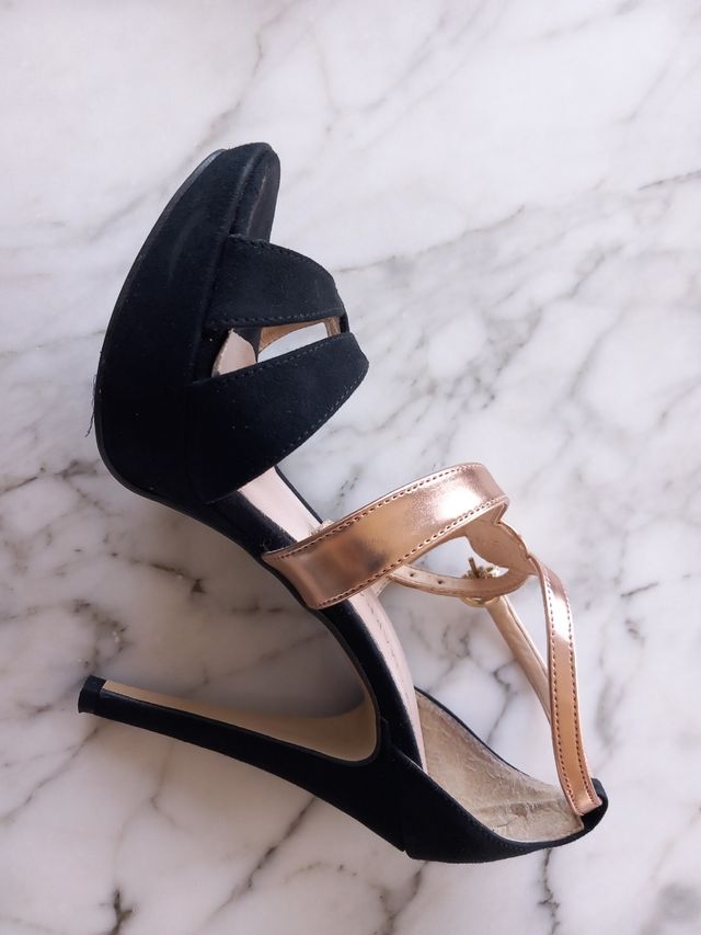 Sandalias fiesta piel talla 35