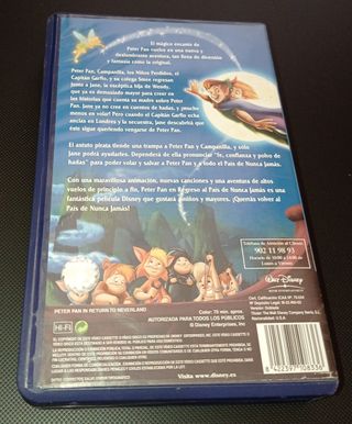 Peter Pan. Nunca jamás. Vhs.