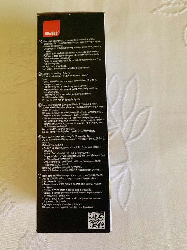 pulverizador de aceite