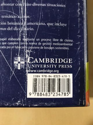 Diccionario Cambridge Pocket Español-Inglés