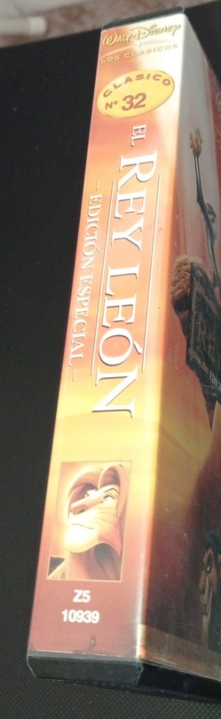 El Rey León. Edición especial. Vhs