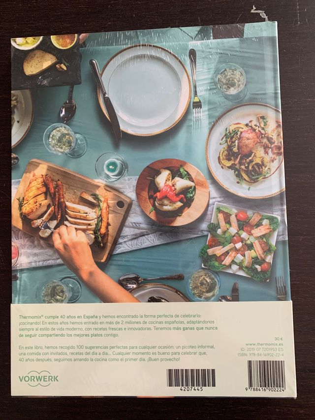 LIBRO THERMOMIX 40 AÑOS INNOVANDO EN RECETAS