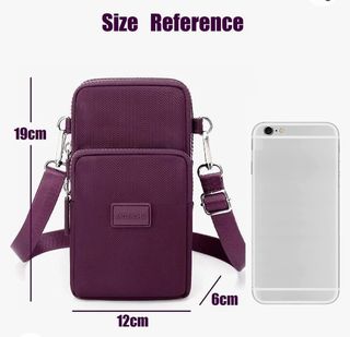 Bolso bandolera móvil borgoña 