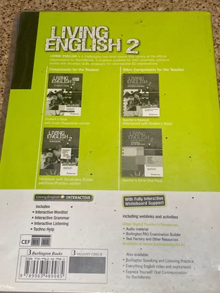 Libro de inglés 2º Bachillerato  (Living english) 