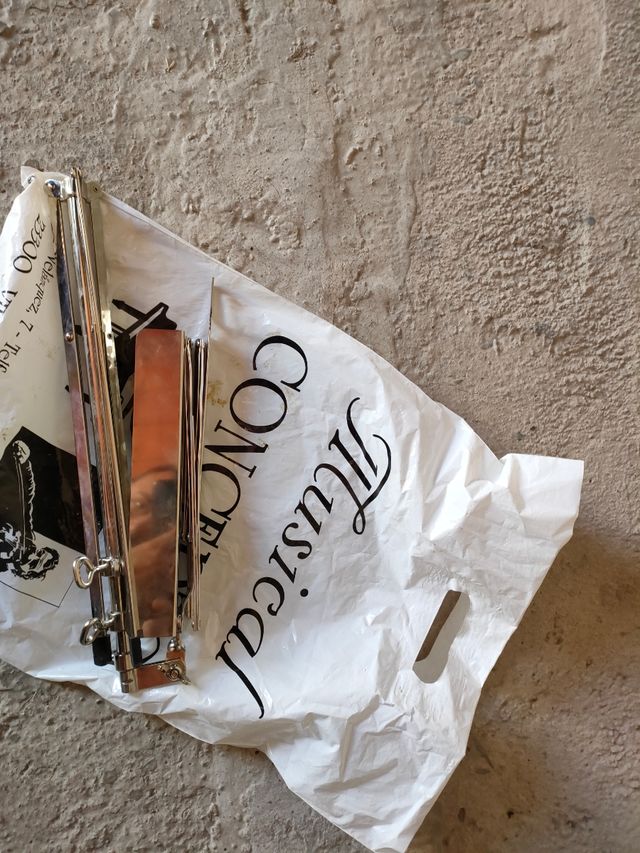 Atril música metálico