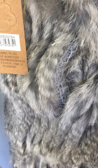 Chaleco de piel natural