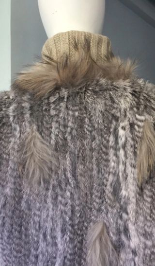 Chaleco de piel natural