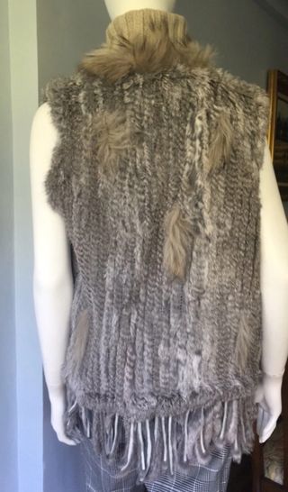 Chaleco de piel natural