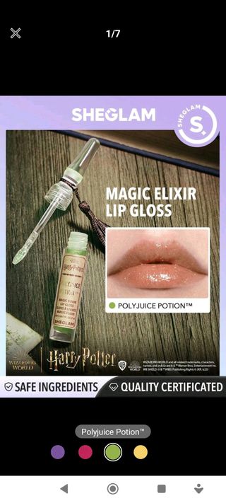 Lip gloss, brillo de labios Harry potte