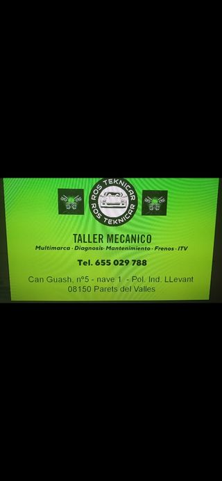TALLER MECANICO Reparacion de coches