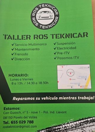TALLER MECANICO Reparacion de coches