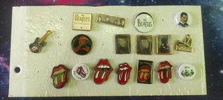 Pins Rolling Stones , Beatles , Freddy