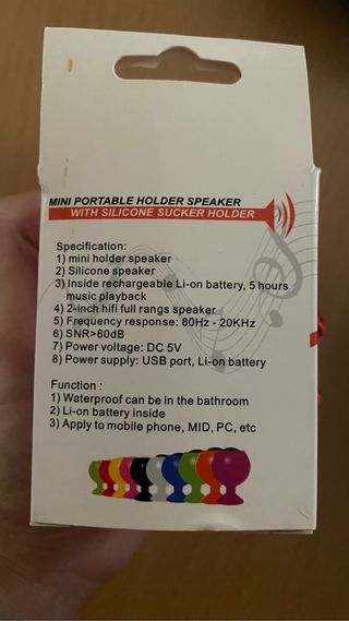 Mini altavoz 