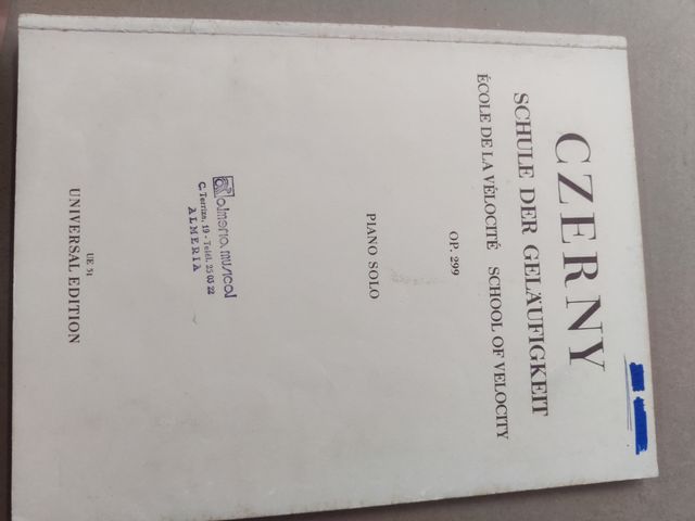 Czerny escuela de velocidad op299