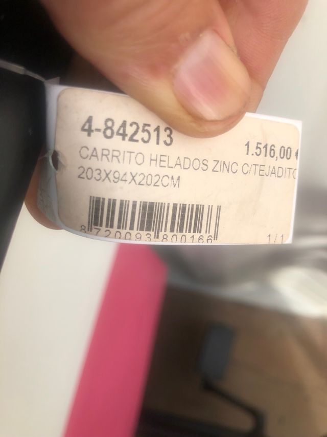 Bicicleta carrito helados vintage – negocio o deco